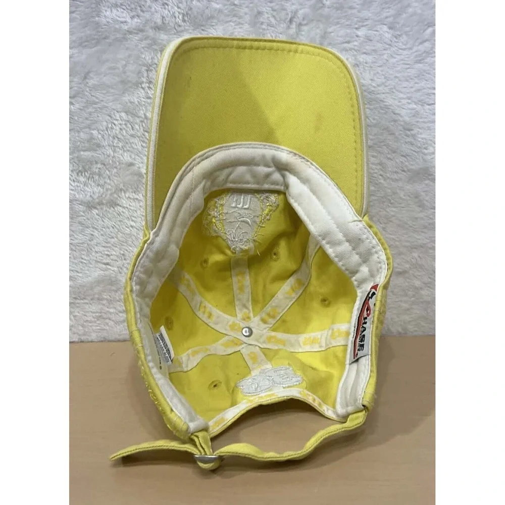 2007‎ M&M's Yellow Rhinestone Adjustable Baseball Cap Chase Authentics